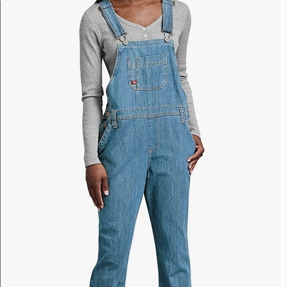 Dickies Women’s Denim Bib Overall NWT